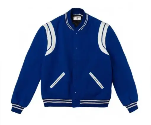 Yves Saint Lauren Jacket Blue White