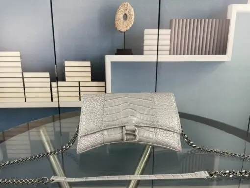 Balenciaga Downtown Bag Silver