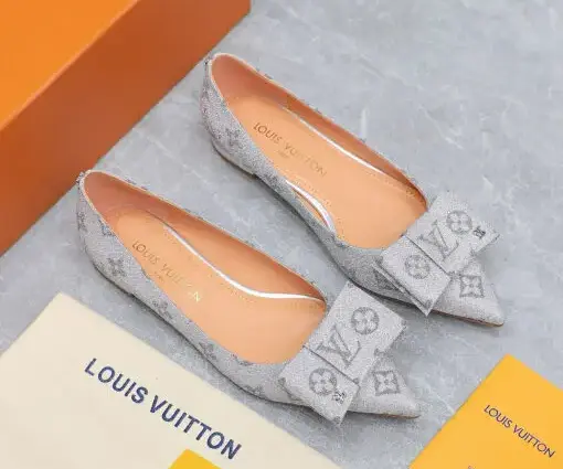 LV Slingback Pumps Sandal Gray