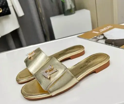Alternative view of LV Women Slipper Gold
