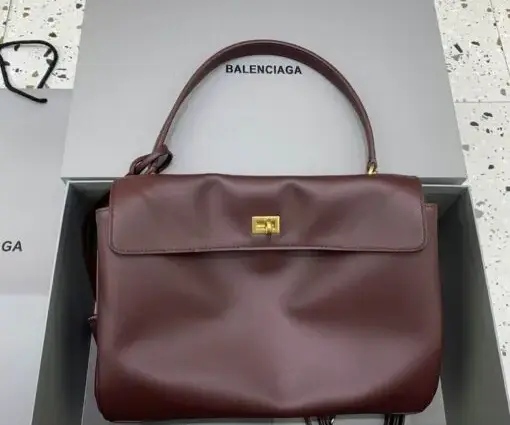 Balenciaga redeo Bag Burgundy
