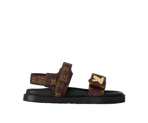 LV Sunset Flat Comfort Sandal Monogram Canvas
