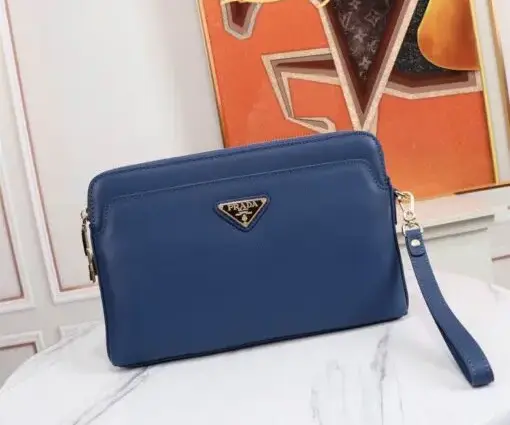 Prada Hand Wallet Blue