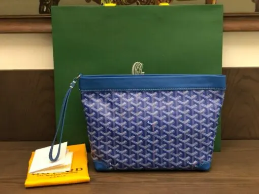 Goyard Conti Pouch Blue