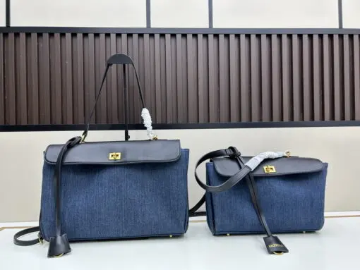 Balenciaga Redeo Bag Blue & Black