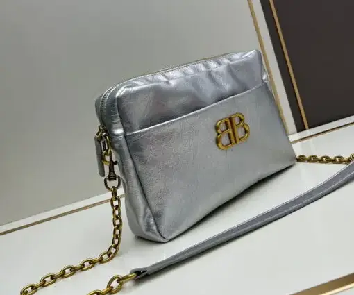 Balenciaga Single Shoulder Bag Silver