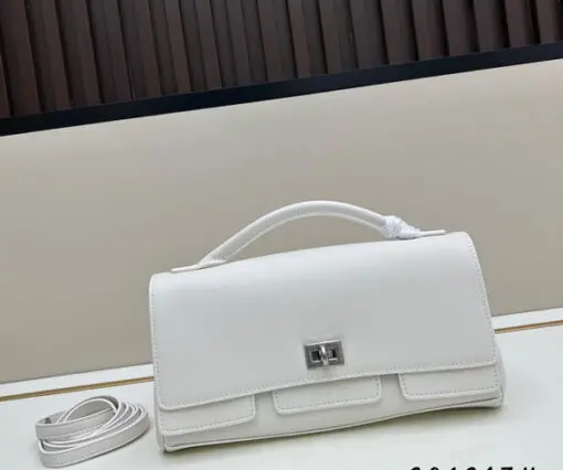Balenciaga Single Shoulder Bag White