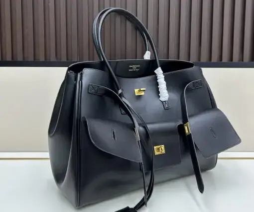 Balenciaga Belair Carry Glossy Black