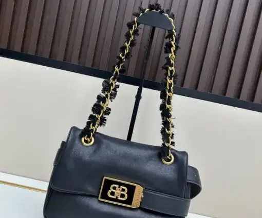 Balenciaga Single Shoulder Bag Black