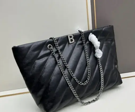 Balenciaga Crush Bag Black