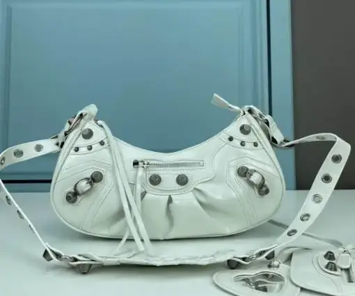 Balenciaga Cagole Bag White