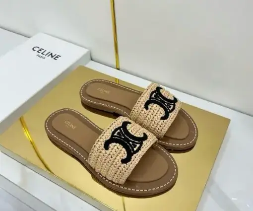 Celine Lympia Sandal Yellow & Black