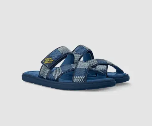 LV Venice Mule Navy Blue