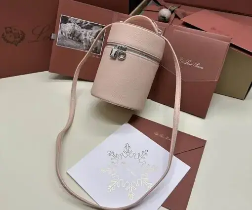 Loro Piana Pencil Case Bag Pink