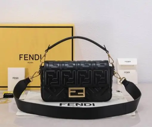 Fendi Baguette Bag Black