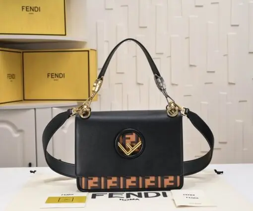 Fendi Bag Black & Beige
