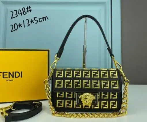 Fendi Bag Black & Golden