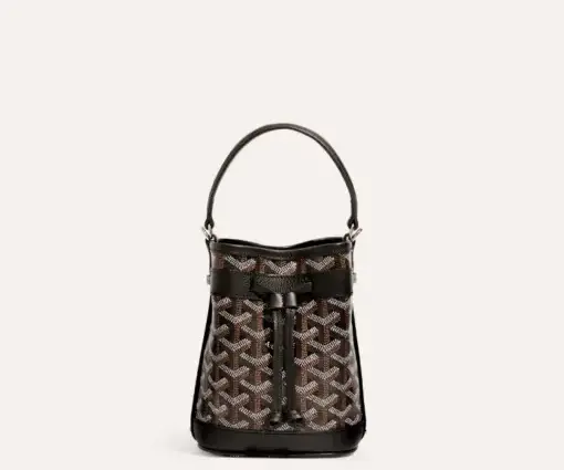 Goyard Petit Flot Mini Bucket Bag Black