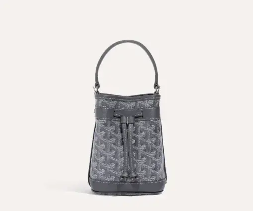 Goyard Petit Flot Mini Bucket Bag Grey