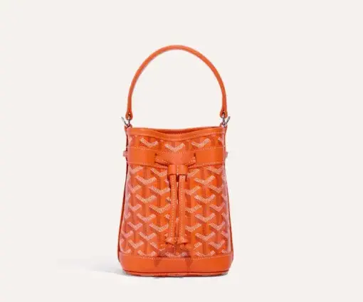 Goyard Petit Flot Mini Bucket Bag Orange