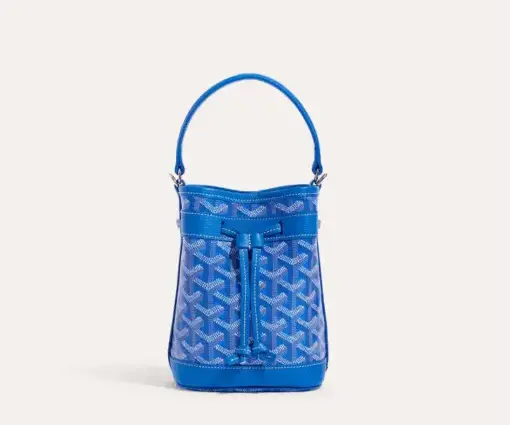 Goyard Petit Flot Mini Bucket Bag Sky Blue