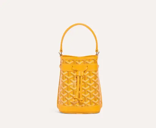 Goyard Petit Flot Mini Bucket Bag Yellow