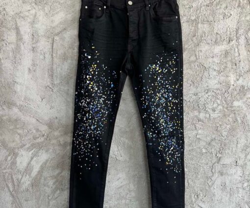 AMIRI Crystal Painter Jeans Black