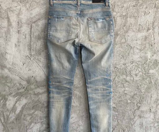 Alternative view of AMIRI Crystal Painter Jeans Clay Indigo Wash