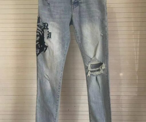 Amiri Jeans Fade White M2