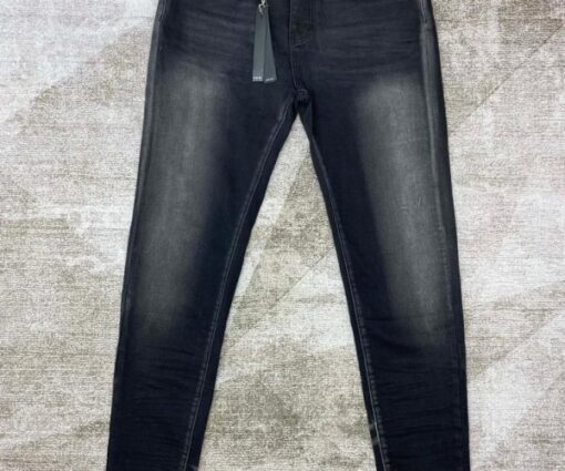 AMIRI Distressed Skinny Jeans Fade Black