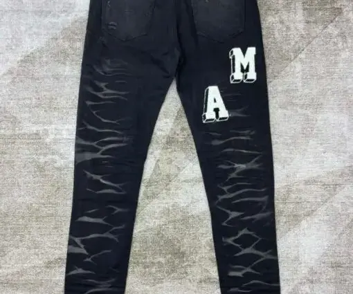 Alternative view of Amiri Varsity Jeans Black