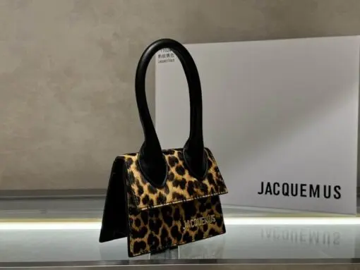 Jacquemus Le Chiquito Bag in Leopard Print