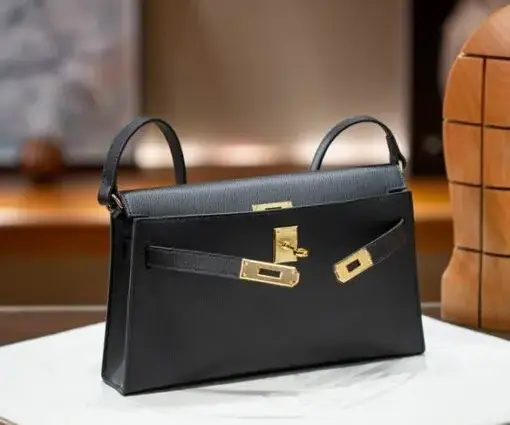 Hermes Kelly Elan Bag Black