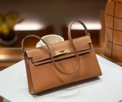 Hermes Kelly Elan Bag Brown