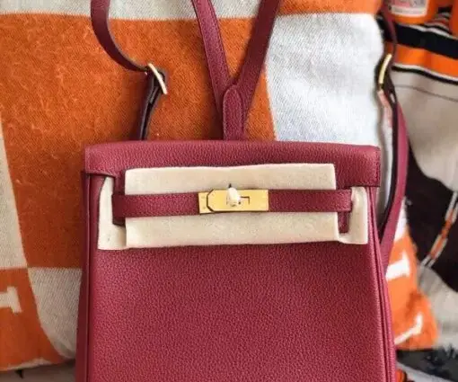 Hermes Kelly Ado Bag Red M1
