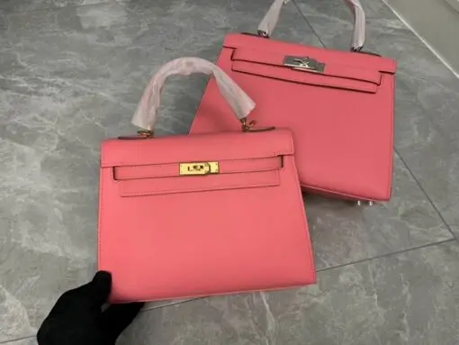 Hermes Kelly Epsom 25cm Bag Lite Orange