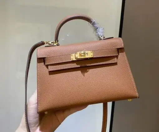 Hermes Kelly Mini 19cm Bag Beige