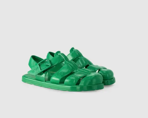 LV Venice Sandal Green