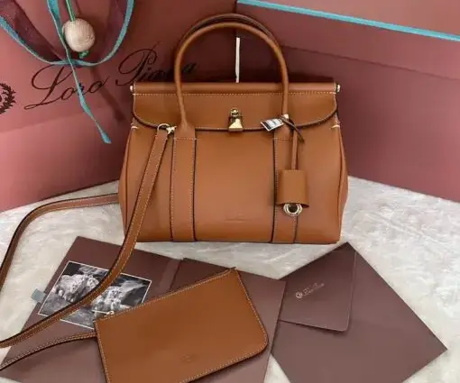 Loro Piana Loom Bag in Brown