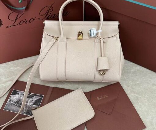 Loro Piana Loom Bag in White