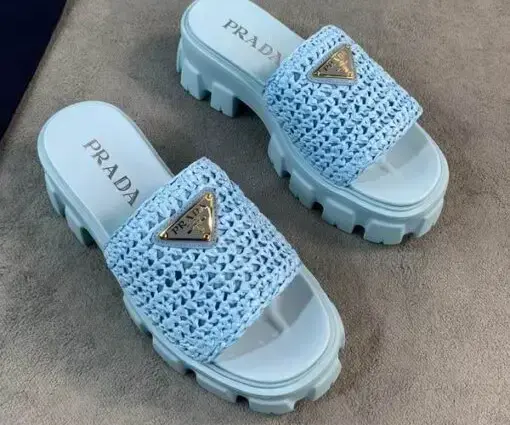 Prada Slipper Sky Blue