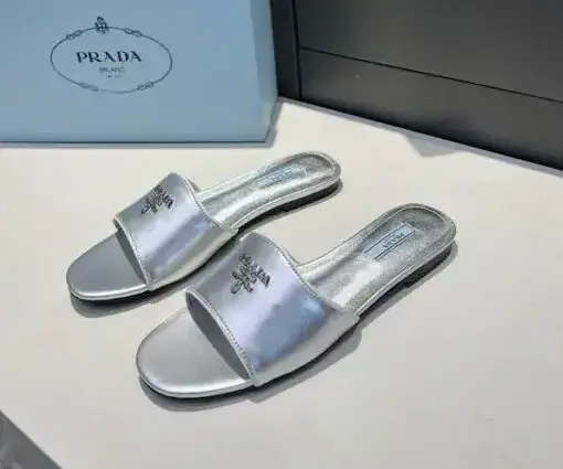 Prada Slipper Silver