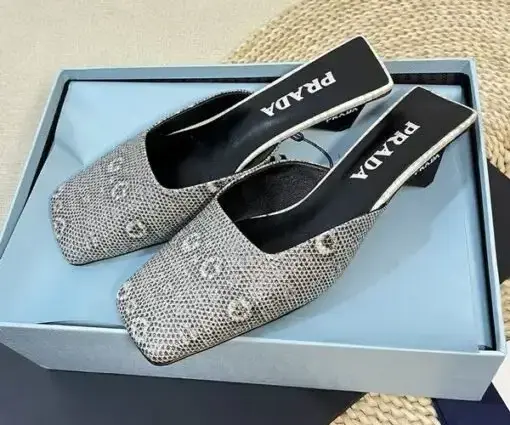 Prada Slipper Snake Print