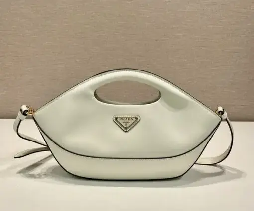 Prada Jiaozi Bag in White