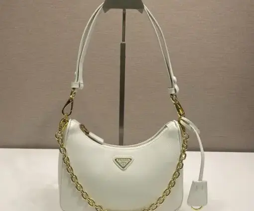 Prada Hobo Bag in White