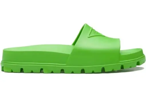 Prada Rubber Slides Apple Green (Men’s)