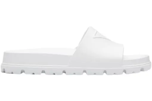 Prada Rubber Slides White (Women’s)