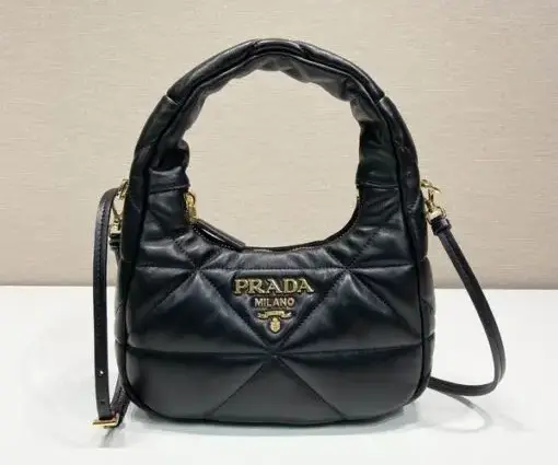 Prada Spectrum Shoulder Bag in Quilted Nappa Leather Black