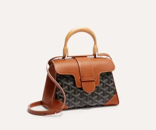 Goyard Saïgon Souple Mini Bag Black & Tan