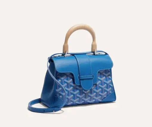 Goyard Saïgon Souple Mini Bag Sky Blue